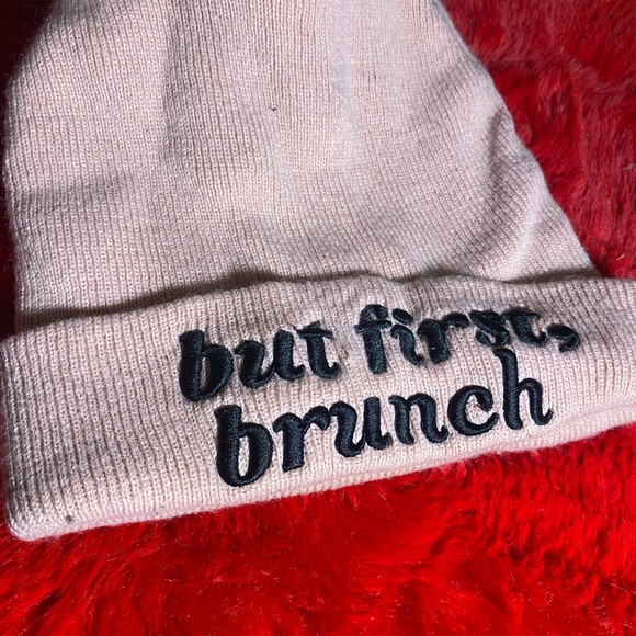 Pink & Black “Let’s go to a little brunch” Skully - Picture 3 of 6